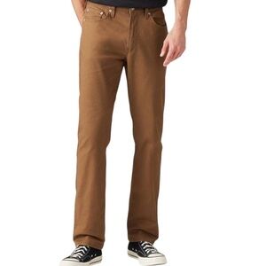 Levi's Men's Brown Straight Jeans
